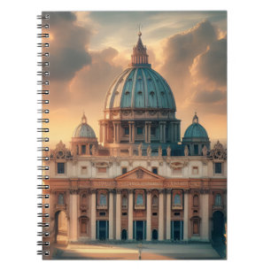 Basilica of St. Peter Italy Europe Travel Notebook