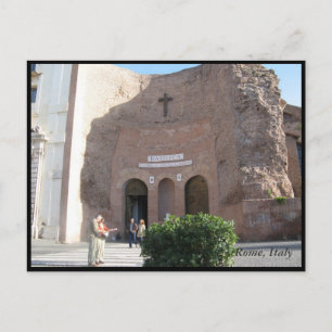 Basilica Rome, Italy Postcard