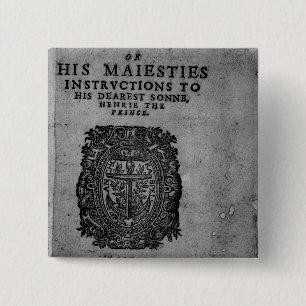 Basilicon Doron, 1603 15 Cm Square Badge