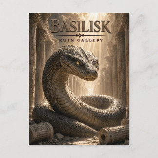 Basilisk Ruin Gallery Dark Cinema Postcard