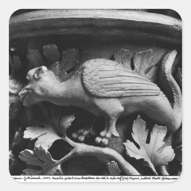 Basilisk Square Sticker (Front)