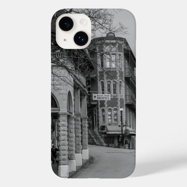 Basin Park And Flatiron Flats Grayscale Case-Mate iPhone Case (Back)