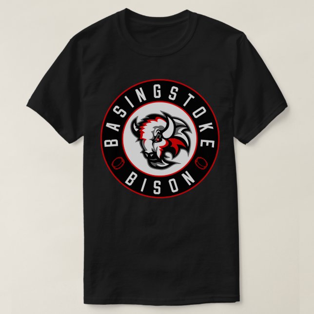Basingstoke Bison ice hockey T-Shirt (Design Front)