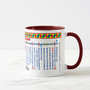 Basingstoke Canal Route Map (2 of 2) Mug