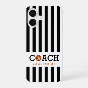 Baskeball Coach Cool Sports Gifts iPhone 16 Case