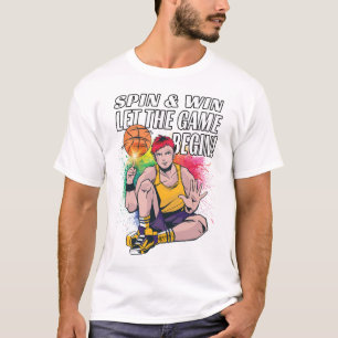 Basket Ball Anime Men White T-Shirt