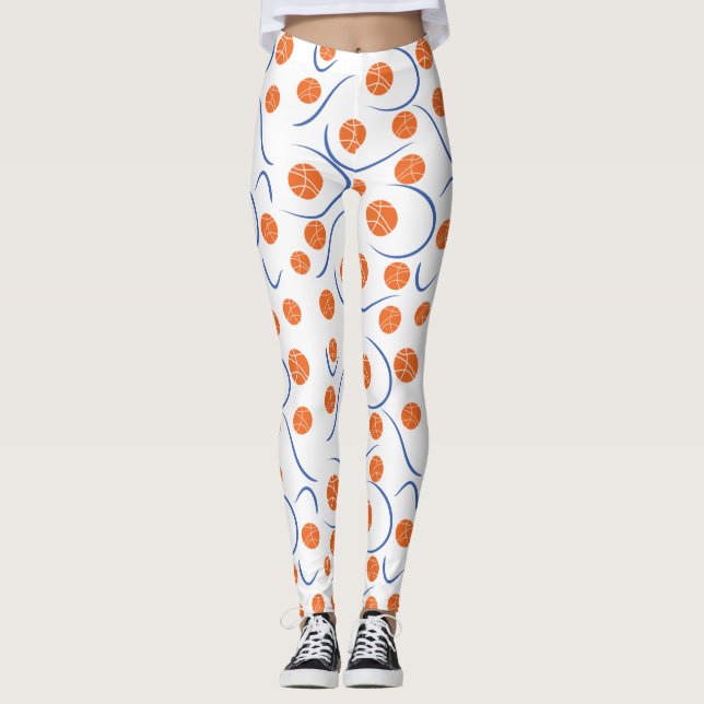 Basket-ball Inspired Leggings (Front)