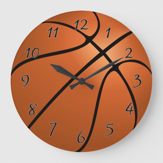 Basket Ball Large Clock (Front)