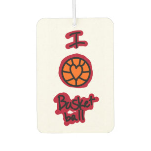 basket ball lover item car air freshener