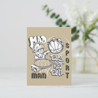 BASKET BALL SPORT POSTCARD