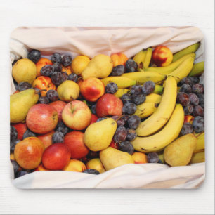 Basket Full Of Fruits Mouse Pad