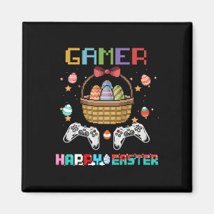 Basket Gamer Video Game Controller With Easter Egg Magnet