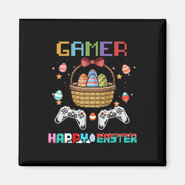 Basket Gamer Video Game Controller With Easter Egg Magnet (Front)