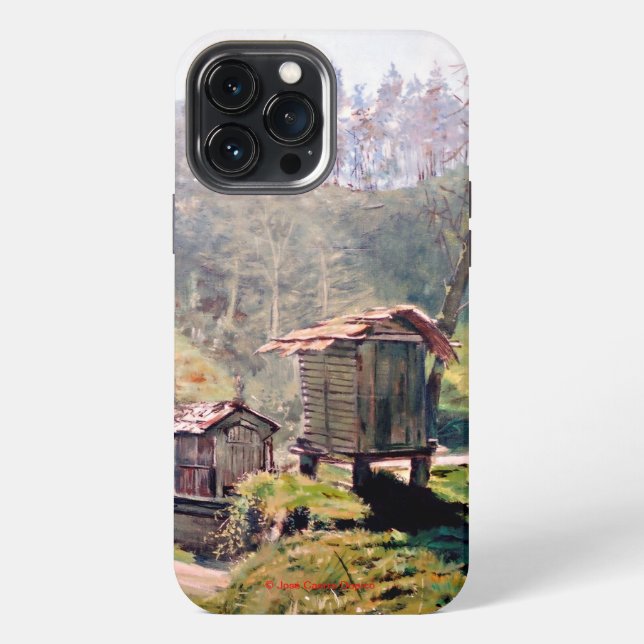 Basket made of esparto iPhone case (Back)