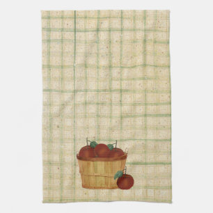 Basket Of Apples Kitchen Towel