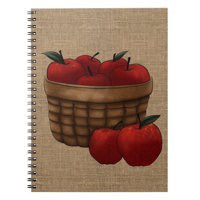 Basket of Apples Notebook (Front)