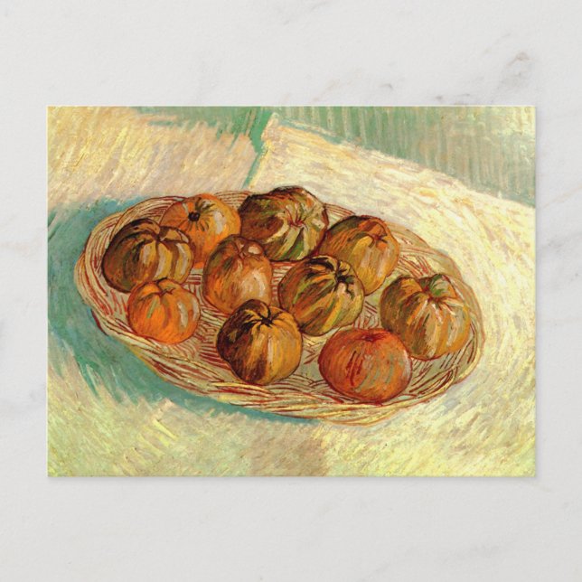 Basket of Apples to Pissarro by Vincent van Gogh Postcard (Front)