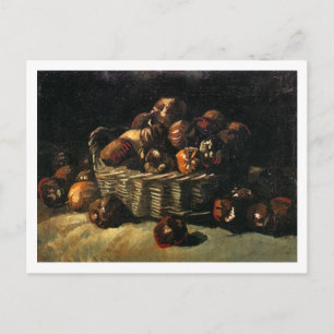 Basket of Apples, Van Gogh Fine Art Postcard