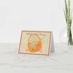 Basket of Asters Cheer Card