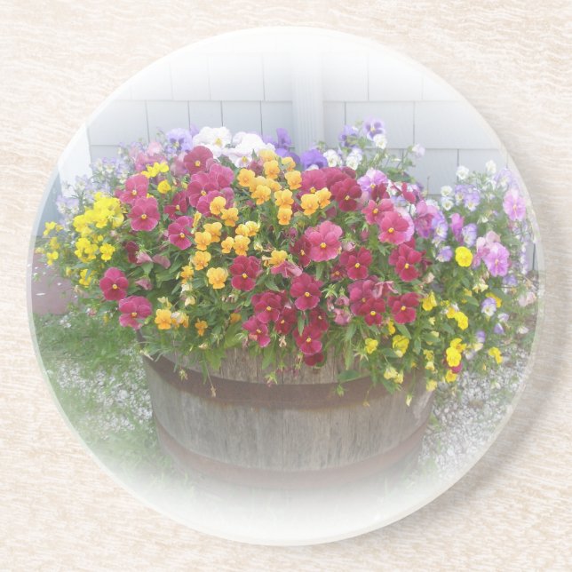 Basket of Blossoms Coaster (Front)