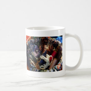 Basket of Crocheting and Thread Coffee Mug