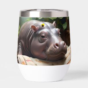 **"Basket of Dreams: A Baby Hippo’s Cozy Nap"**