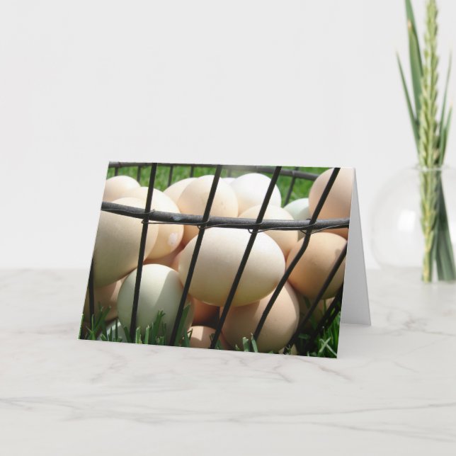 Basket of Eggs Card (Front)