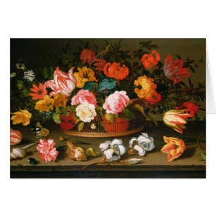 Basket of flowers, 1625