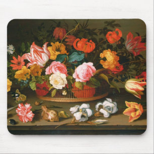 Basket of flowers, 1625 mouse pad