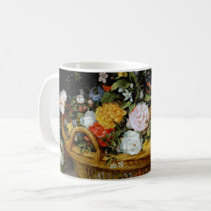 Basket of Flowers, Jan Brueghel the Younger Coffee Mug