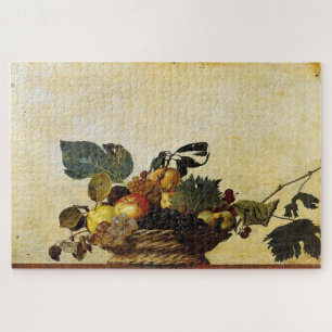 Basket of Fruit (1599) by Caravaggio Jigsaw Puzzle