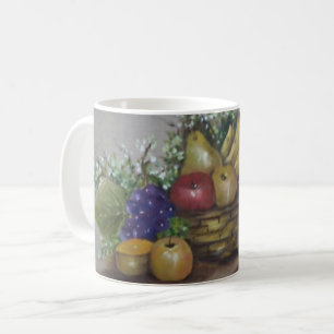 Basket of fruits coffee mug