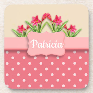Basket of Lilies Custom Coaster