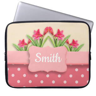 Basket of Lilies Custom Laptop Sleeve