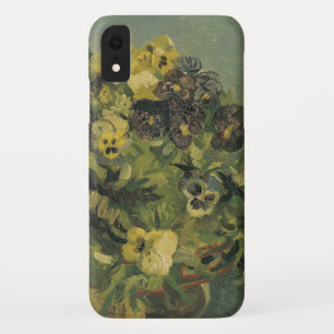 Basket of pansies iPhone XR case