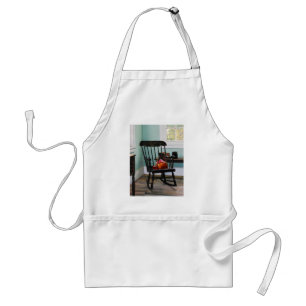 Basket of Yarn on Rocking Chair Standard Apron