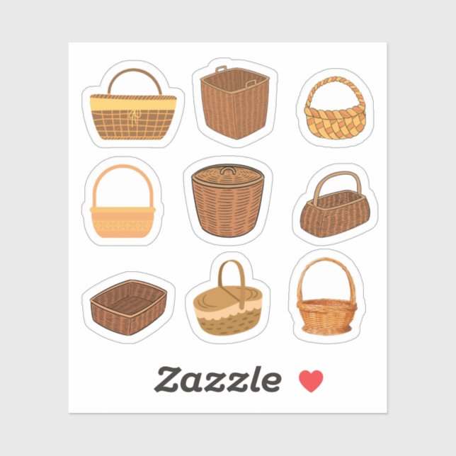Basket Stickers (Sheet)