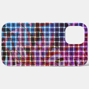 Basket style on tones of dark pink, lilac, blue... iPhone 12 pro max case