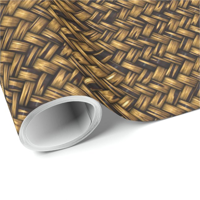Basket weave Pattern Wrapping Paper (Roll Corner)