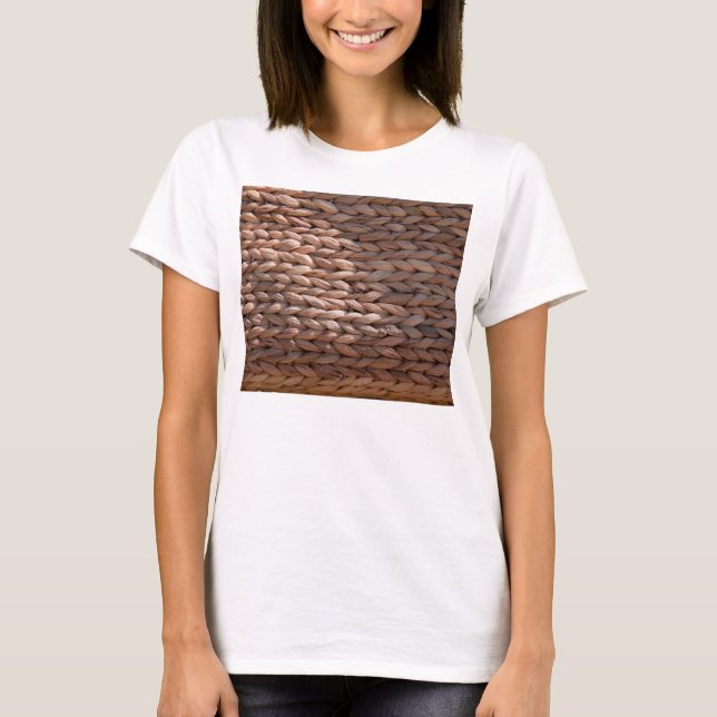 Basket weave texture T-Shirt (Front)