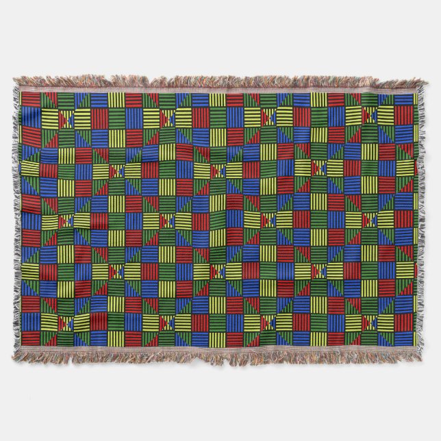 Basket Weave Throw Blanket (Front)