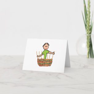 Basket Weaving Card