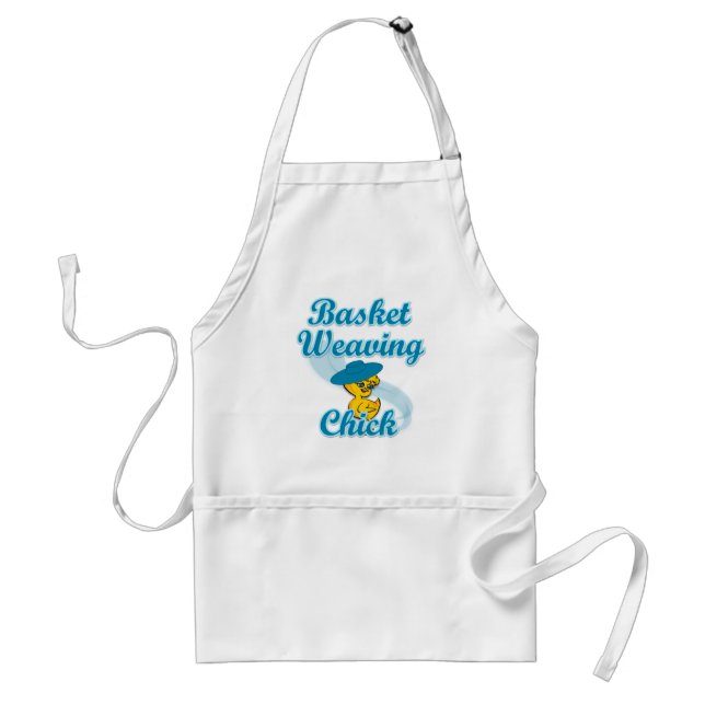 Basket Weaving Chick #3 Standard Apron (Front)
