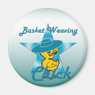 Basket Weaving Chick #7 Magnet