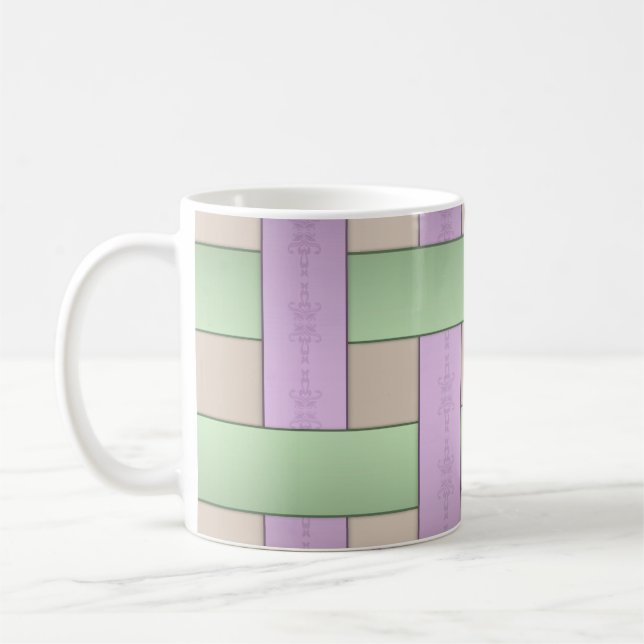 Basket weaving coffee mug (Left)