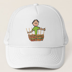 Basket Weaving Trucker Hat