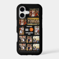 Basketball 11 Photo Collage personalised black