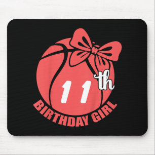 Basketball 11th Birthday Basketball Player Mouse Pad