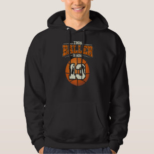 Basketball 13th Birthday Girl Boy Bball 13 Years Hoodie