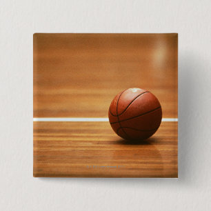 Basketball 15 Cm Square Badge